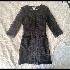 NWOT Marciano black crochet dress